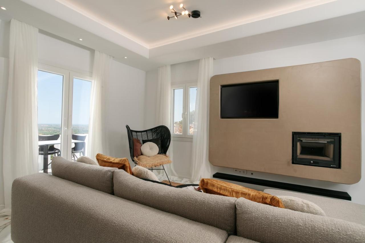 Wow Panoramic View Deluxe Villas Agkidia Dış mekan fotoğraf