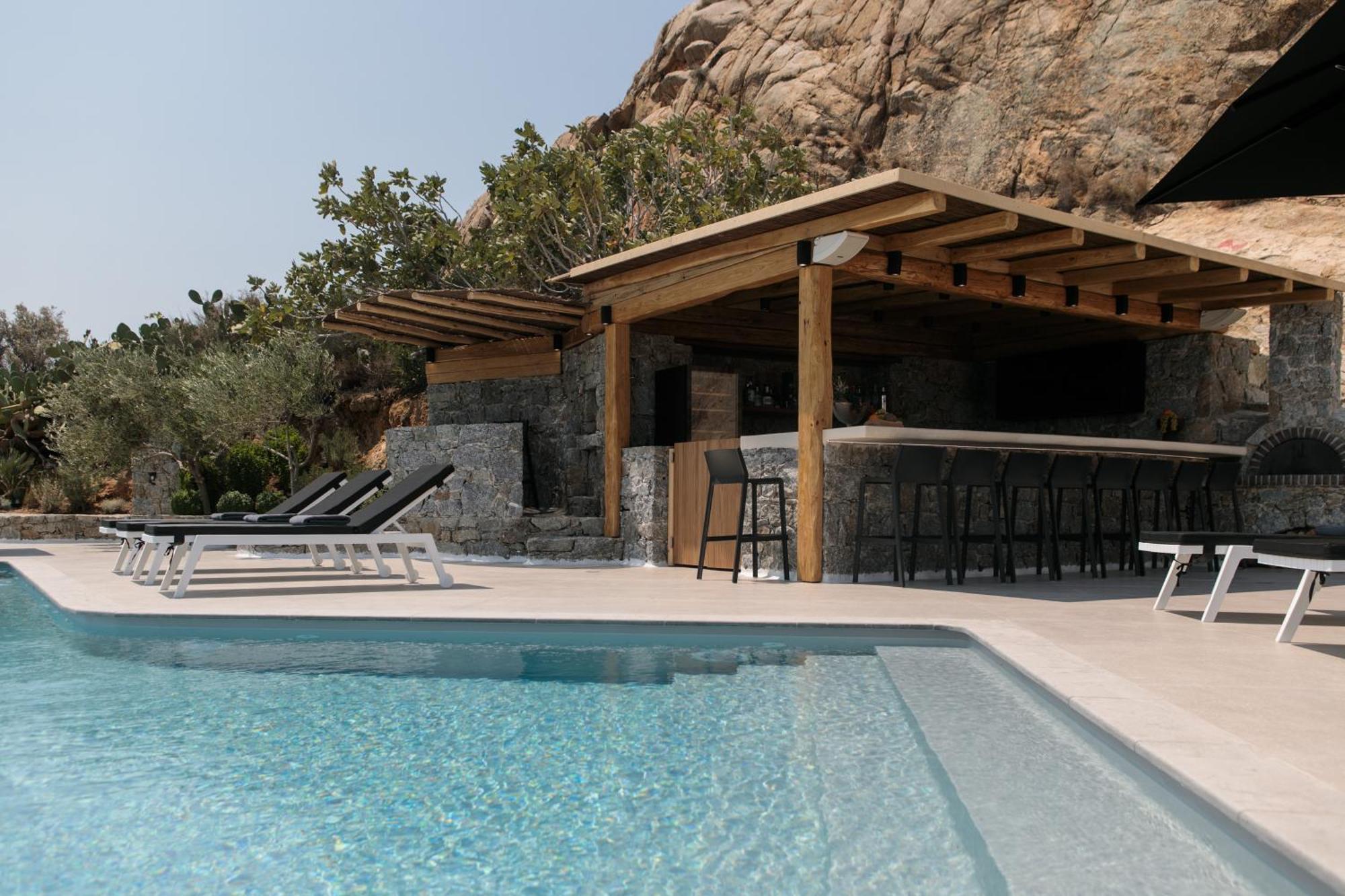Wow Panoramic View Deluxe Villas Agkidia Oda fotoğraf
